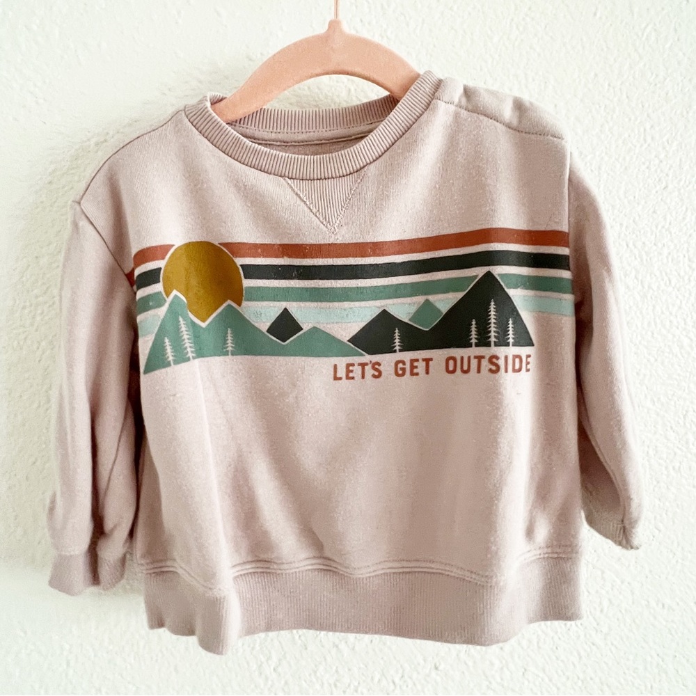 Little Co. Let’s Get Outside Sweater